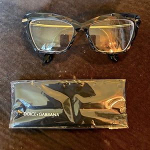 Dolce & Gabbana black framed glasses